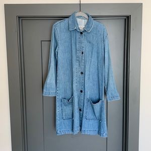 Zara Denim Painter’s Coat